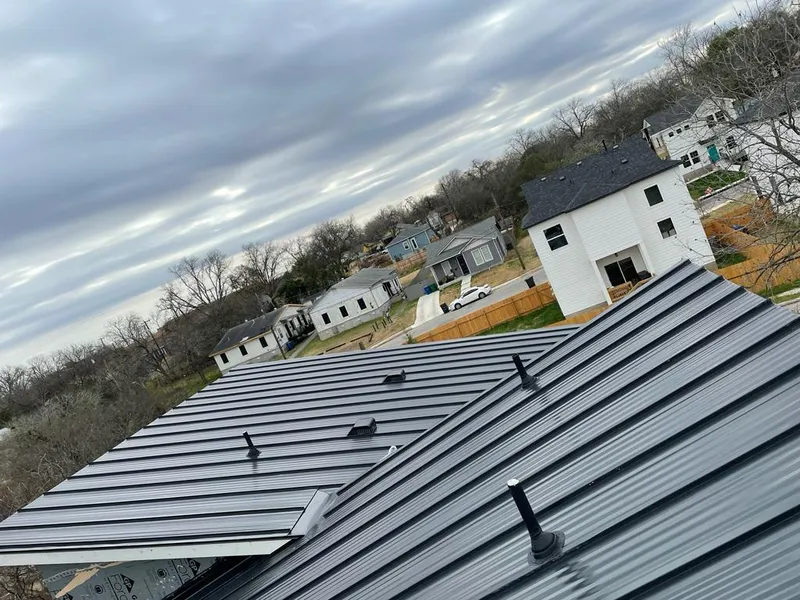 Standing seam metal roof panels with vents for Skylight Repair in Mount Holly